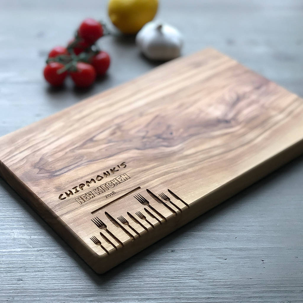 Personalised 'New Kitchen/Home' Serving Board, 1 of 3
