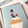 Cupcake And Caterpillar Card, thumbnail 3 of 4