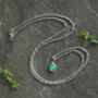 0.5ct Australian Opal Doublet Necklace, thumbnail 3 of 3