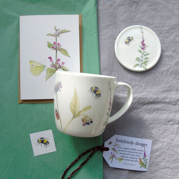 Wildflower Mug And Coaster Gift Set, 2 of 7