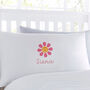 Retro Flower Personalised Pillowcase, thumbnail 1 of 2