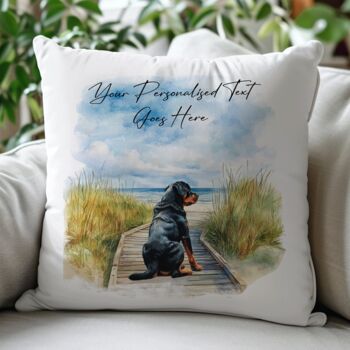 Personalised Rottweiler Dog Beach Walk Collection, 3 of 8