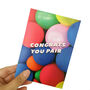 'Congrats You Pair' Greetings Card, thumbnail 3 of 3