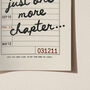 Just One More Chapter Book Print, thumbnail 3 of 12