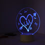 Personalised Couples Love Personalised LED Light, thumbnail 3 of 6