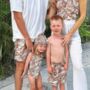 Matching Family Men's Tropical Swimshorts, thumbnail 5 of 7