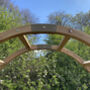 Dorchester Wooden Garden Arch With Planters, thumbnail 5 of 8