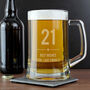 Birthday Gift For Men Personalised Beer Tankard, thumbnail 4 of 7