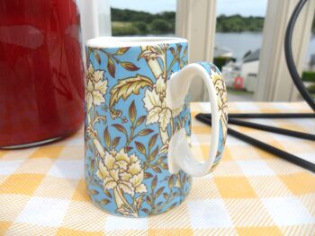 Cream Jug In Blue Chrysanthemum Design, 4 of 6