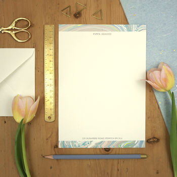 Personalised Marbled Writing Paper, 7 of 11