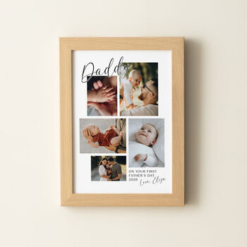 Personalised Father's Day Multi Photo Print, 2 of 6