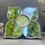 21cm Silver Flower Shaped Table Wall Mirror Small Gift, thumbnail 6 of 7
