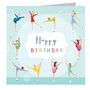 Ice Skating Birthday Card, thumbnail 2 of 5
