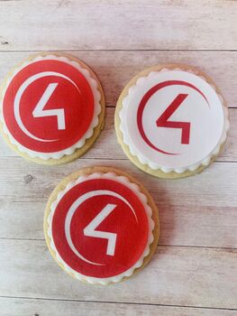Printed Logo Biscuits For Business, 3 of 10