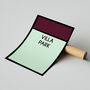 Villa Park Monopoly Aston Villa Football Print, thumbnail 2 of 2