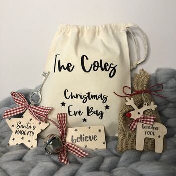 Personalised Luxury Family Filled Christmas Eve Bag, 3 of 8