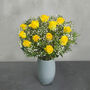Dozen Yellow Roses Bouquet Of Fresh Flowers, thumbnail 1 of 1