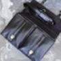 Black Leather Briefcase Laptop Bag Messenger, thumbnail 8 of 12