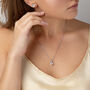 Swarovski Crystal Single Stone Necklace And Earrings, thumbnail 2 of 3