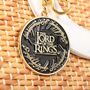 The Lord Of The Rings Logo Keyring, thumbnail 3 of 6