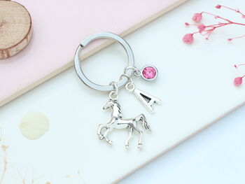 Personalised Horse Keyring Horse Lover Gift, 2 of 8
