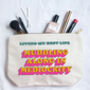 Anti 'Living My Best Life' Cosmetic Bag, thumbnail 4 of 4