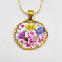 Real Lavender Flowers Pendant Necklace Silver Or Gold, thumbnail 1 of 10