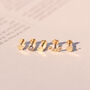 9ct Solid Gold Single Labret Piercing Helix Earring, thumbnail 1 of 10