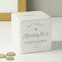 Personalised My First Ceramic Square Money Box, thumbnail 4 of 6