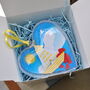 Seaside Paper Sail Boat Heart Personalised Message, thumbnail 4 of 9