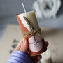 Concrete Soy Wax Lavender Scented Candle, thumbnail 5 of 7