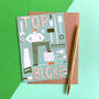 Top Bloke Fathers Day Riso Printed Card, thumbnail 4 of 4