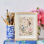 Chinoiserie Flowers And Birds Art Card Collection, thumbnail 9 of 11