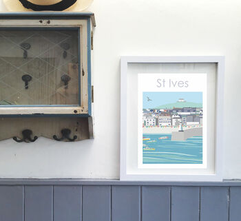 St Ives Town Cornwall Print, 5 of 5