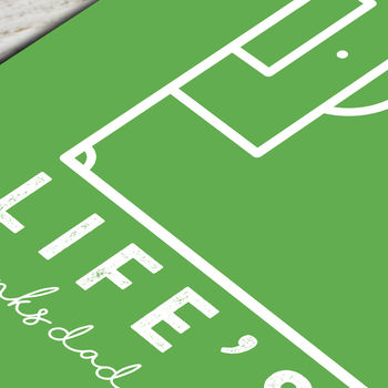 Personalised Football Pitch Print, 2 of 3