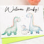 New Baby Dinosaurs Plantable Seed Paper Card, thumbnail 2 of 5