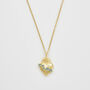 Gold Sacred Heart Necklace, thumbnail 1 of 8