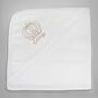 Personalised Royal Hooded Baby Towel, thumbnail 3 of 6