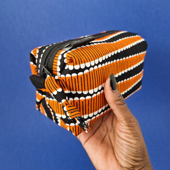 African Print Cosmetic Make Up Bag | Doyin Print, 3 of 5