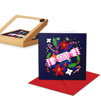 Christmas Glitter Cracker, Box Of 10 Cards, 2 of 2