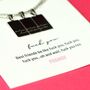 Fuck You Three Pc Stainless Steel Friendship Necklace, thumbnail 4 of 11