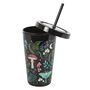 Dark Forest Print Plastic Tumbler With Straw, thumbnail 3 of 3