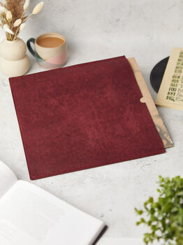 Handmade Leather Record Vinyl Holder, 4 of 6