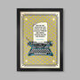 Lewis Carroll Literary Quote Print, thumbnail 1 of 4