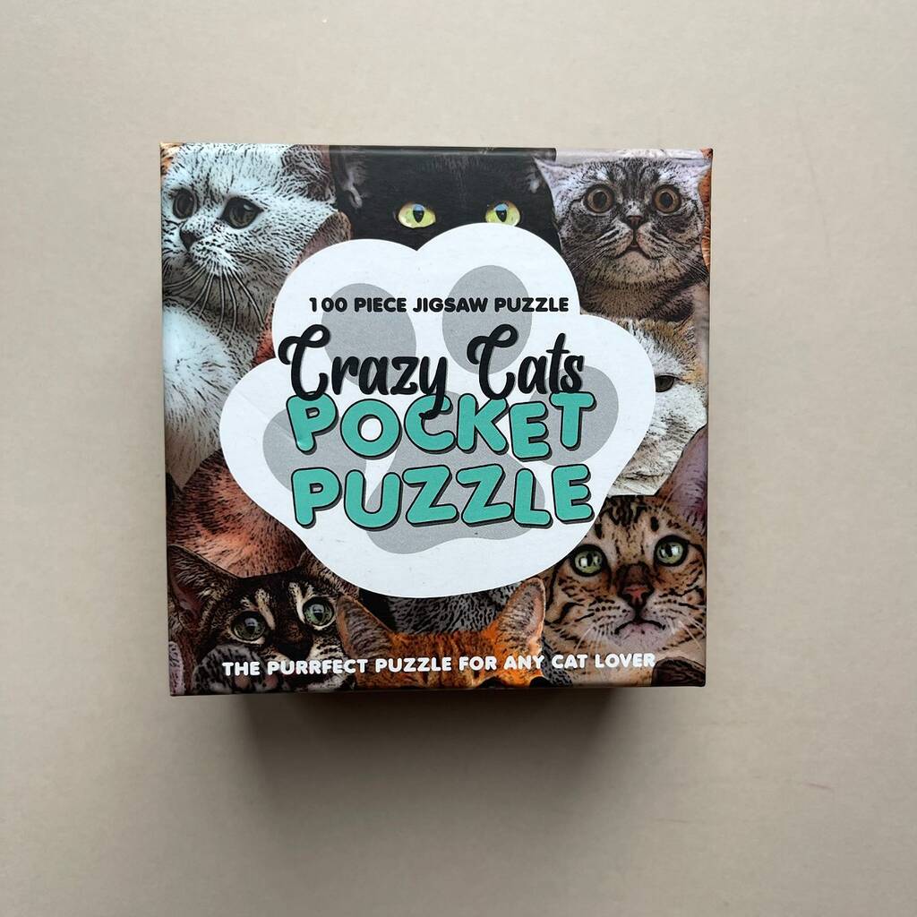 Crazy Cats Pocket Puzzle By Nest