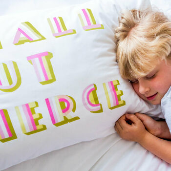 Small But Fierce Children's Pillowcase, 4 of 7