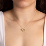 Bumble Bee Necklace In 9ct Gold, thumbnail 2 of 12