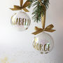 A Personalised Christmas Tree Bauble, thumbnail 4 of 12