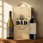 Best Dad Wine Gift Set With Custom Lid, thumbnail 4 of 12