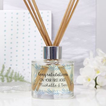 Personalised New Home Reed Diffuser Gift Set, 8 of 11